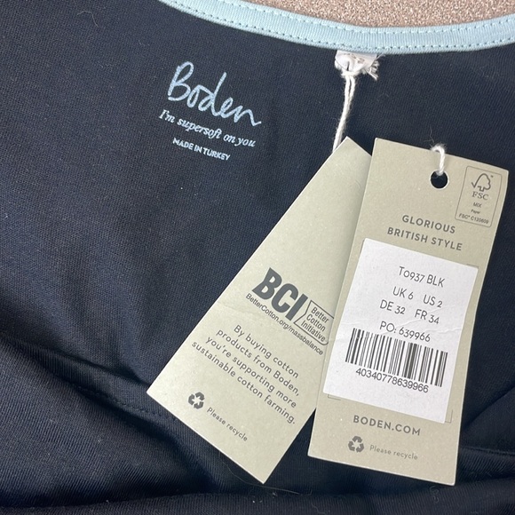 BODEN Women's Supersoft Scoop Back T-Shirt - Picture 7 of 7
